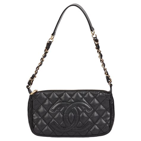 chanel caviar pochette|Chanel Caviar Timeless Pochette .